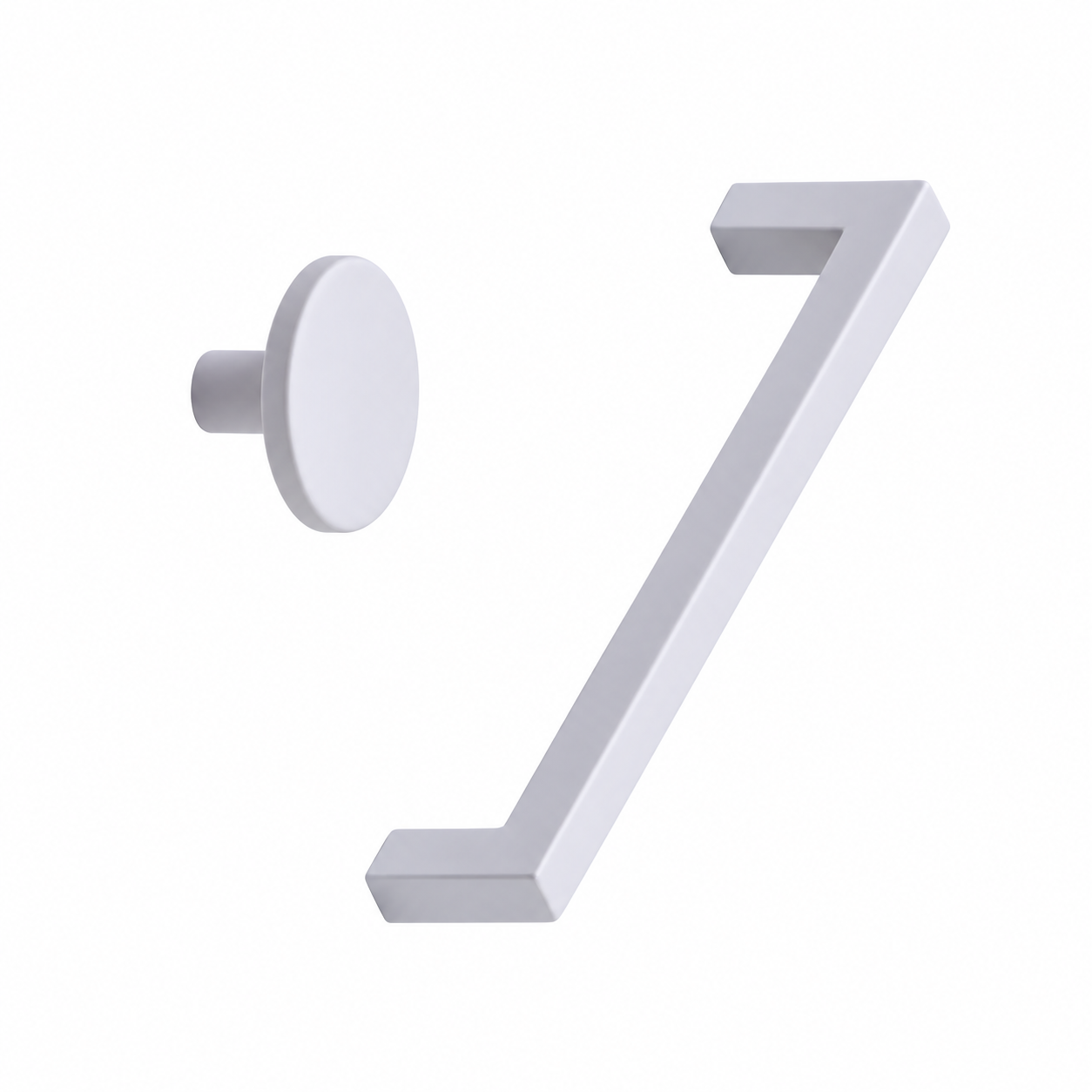 Beige "Plato" Cabinet Knob and Drawer Pull.