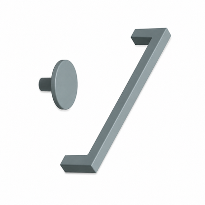 Dusk Blue "Plato" Cabinet Knob and Drawer Pull.