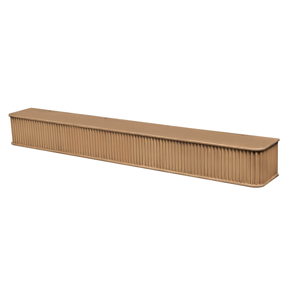 Fluted Fireplace Mantel Shelf – Real Wood.