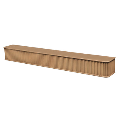 Fluted Fireplace Mantel Shelf – Real Wood.