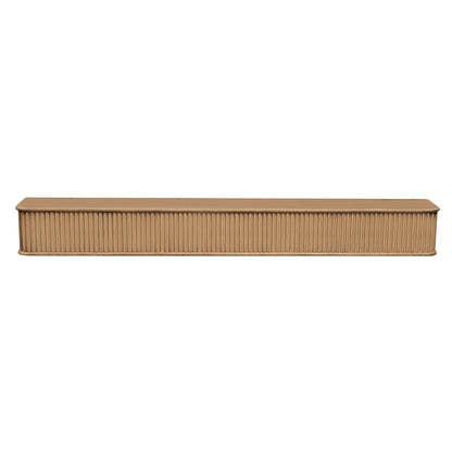 Fluted Fireplace Mantel Shelf – Real Wood.
