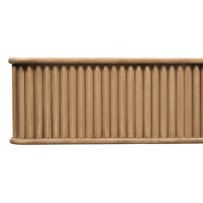 Fluted Fireplace Mantel Shelf – Real Wood.
