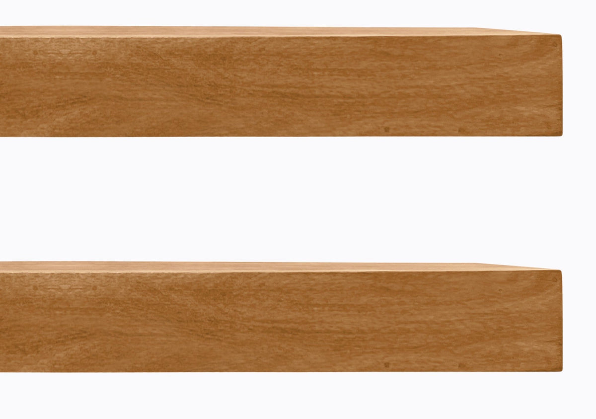 Farmhouse Floating Shelves – Aged Oak (2-Pack).
