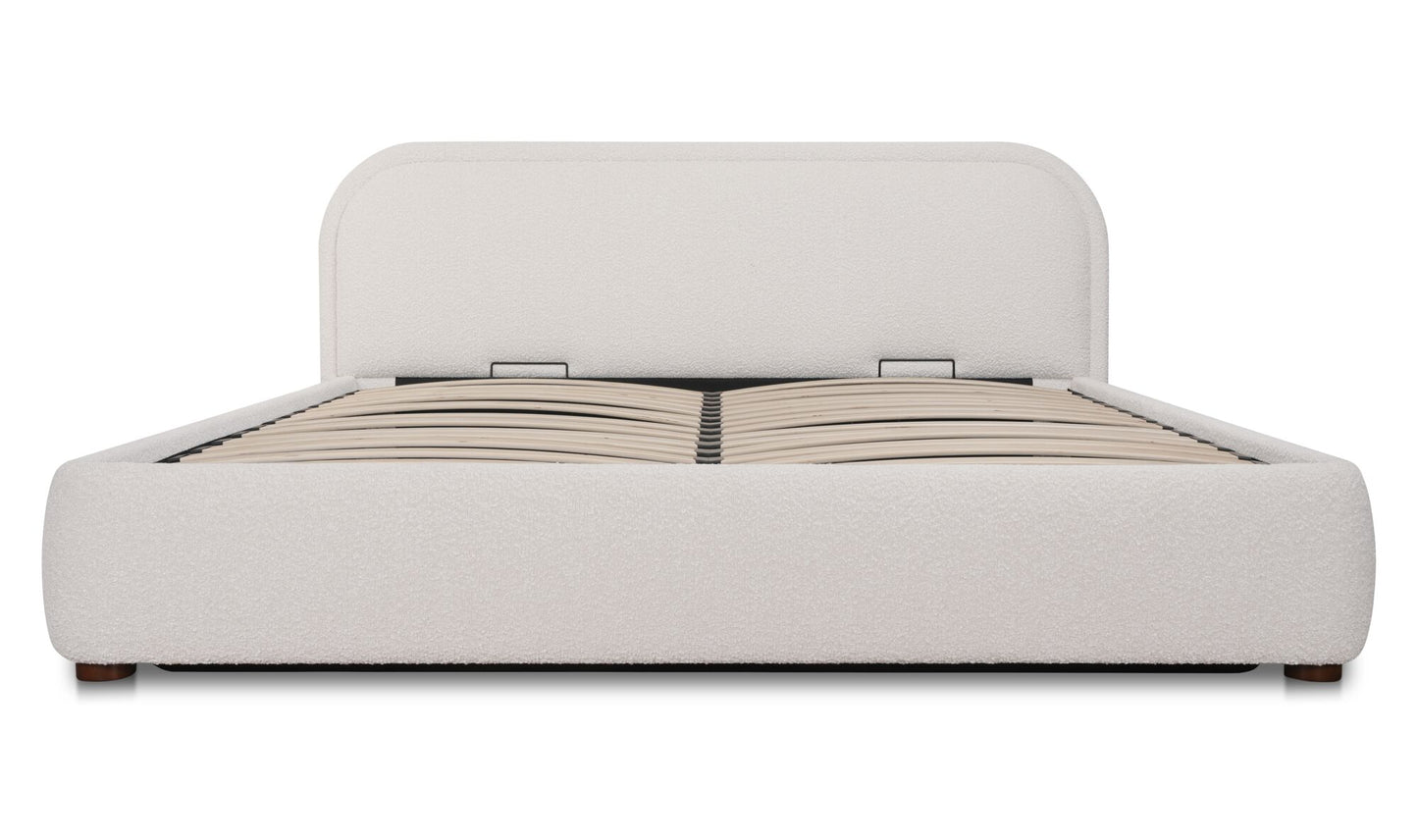 Colin King Storage Bed Oatmeal.