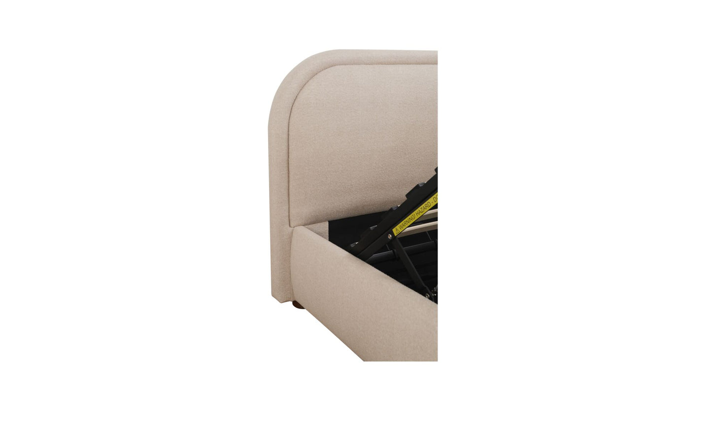 Colin Queen Storage Bed Light Brown.