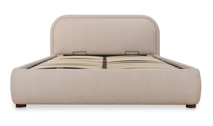 Colin Queen Storage Bed Light Brown.