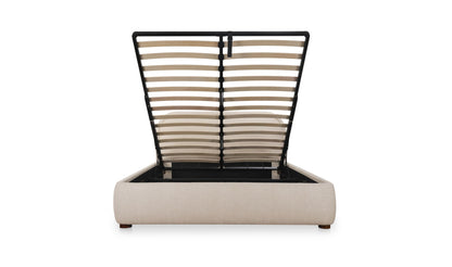 Colin Queen Storage Bed Light Brown.