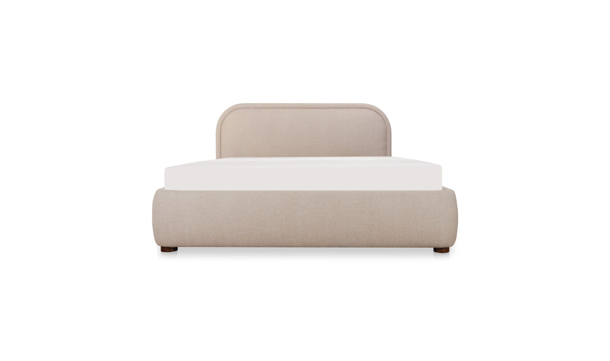 Colin Queen Storage Bed Light Brown