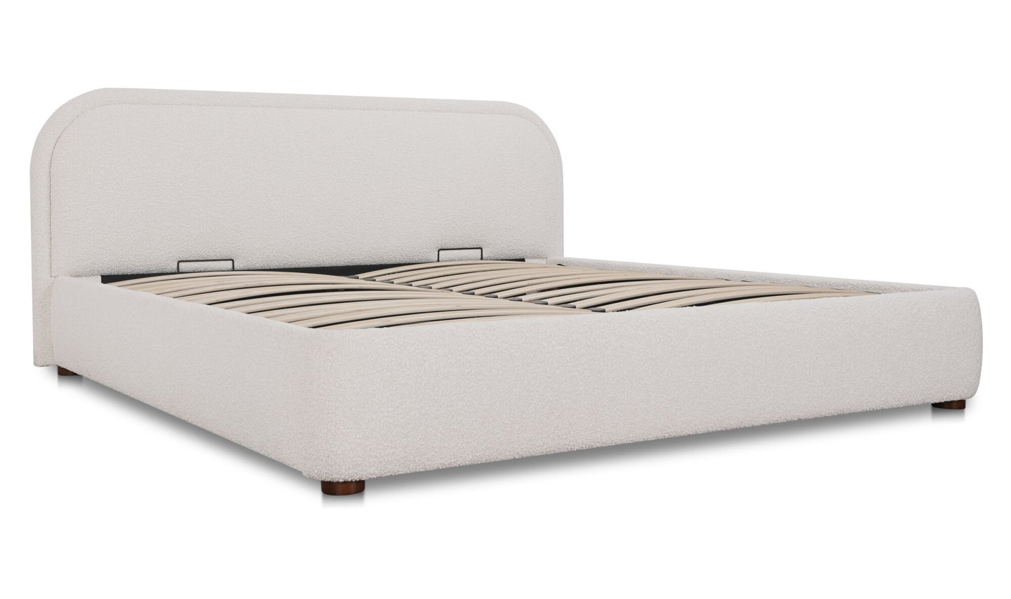 Colin Queen Storage Bed Oatmeal.