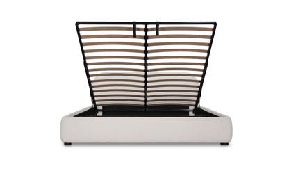 Colin Queen Storage Bed Oatmeal.