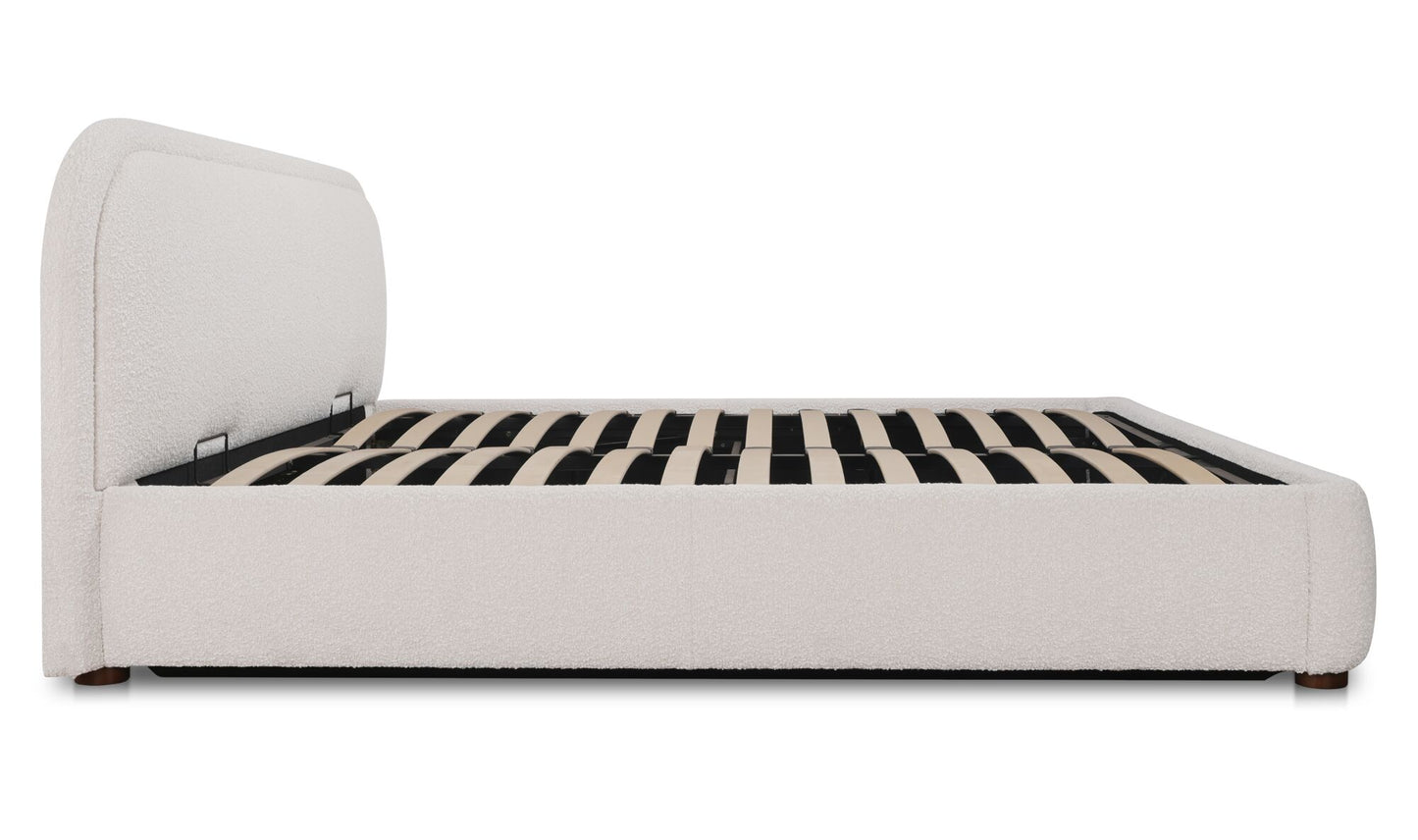 Colin Queen Storage Bed Oatmeal.