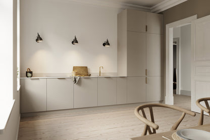 Matte Bronze "Comet" Edge Drawer Tab Pulls