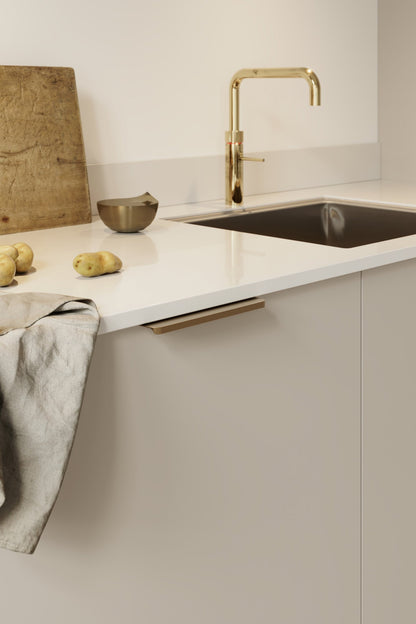 Matte Bronze "Comet" Edge Drawer Tab Pulls