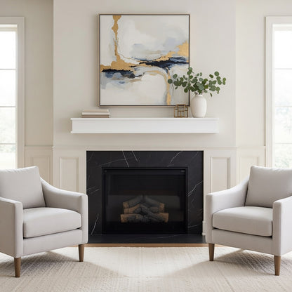 Cottage Fireplace Mantel Shelf – Real Wood.