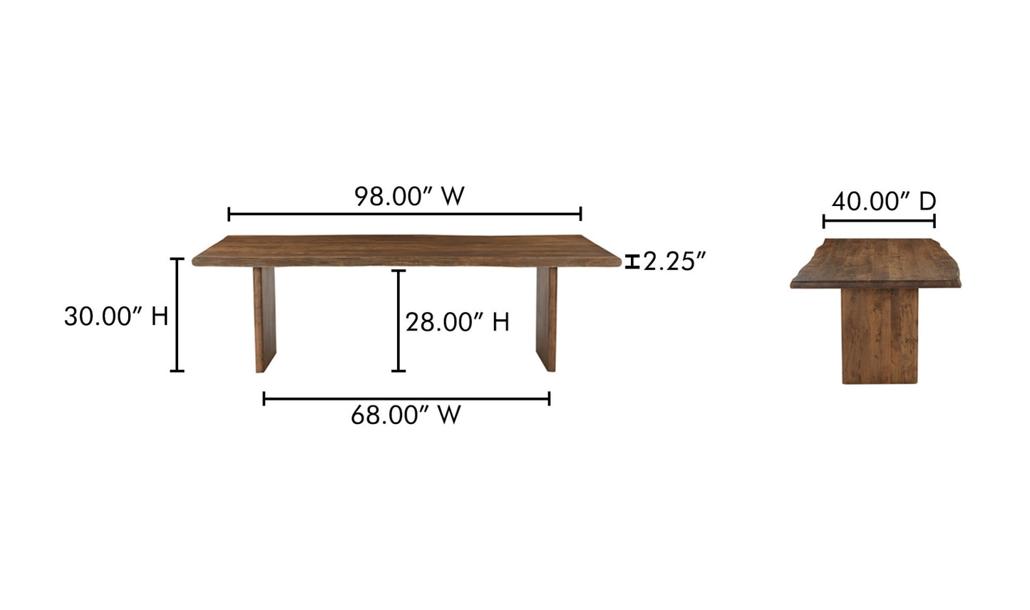 Lila Dining Table Large Brown