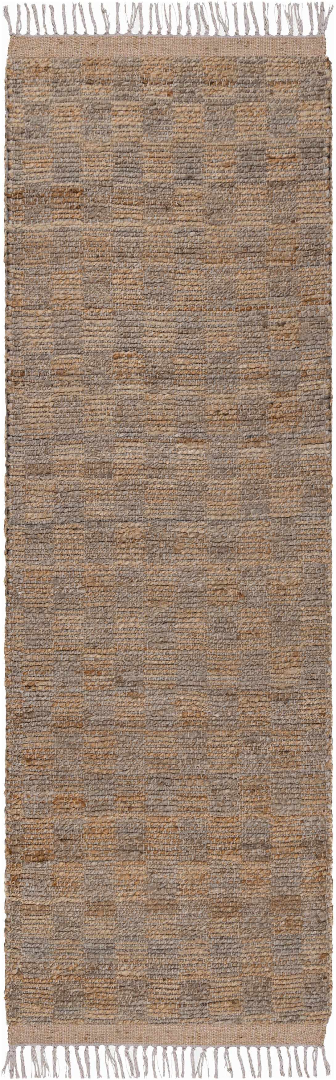 Lonut Checkered Jute Area Rug - Clearance.