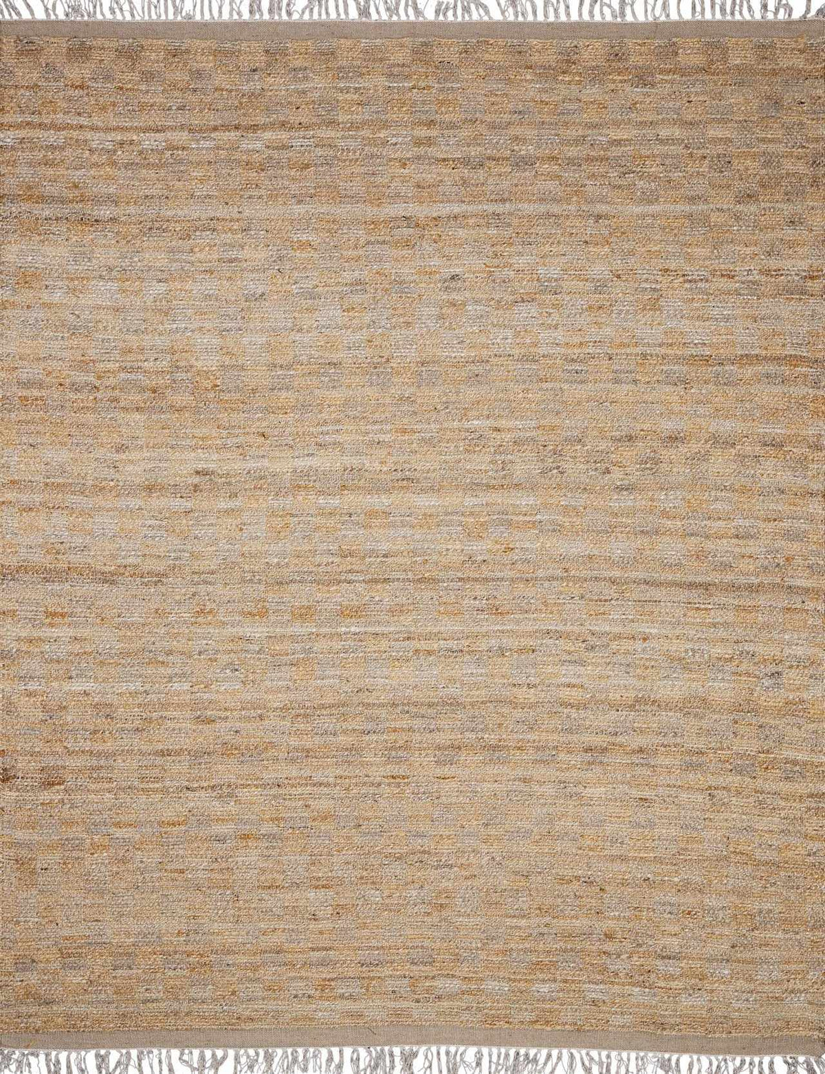 Lonut Checkered Jute Area Rug - Clearance.