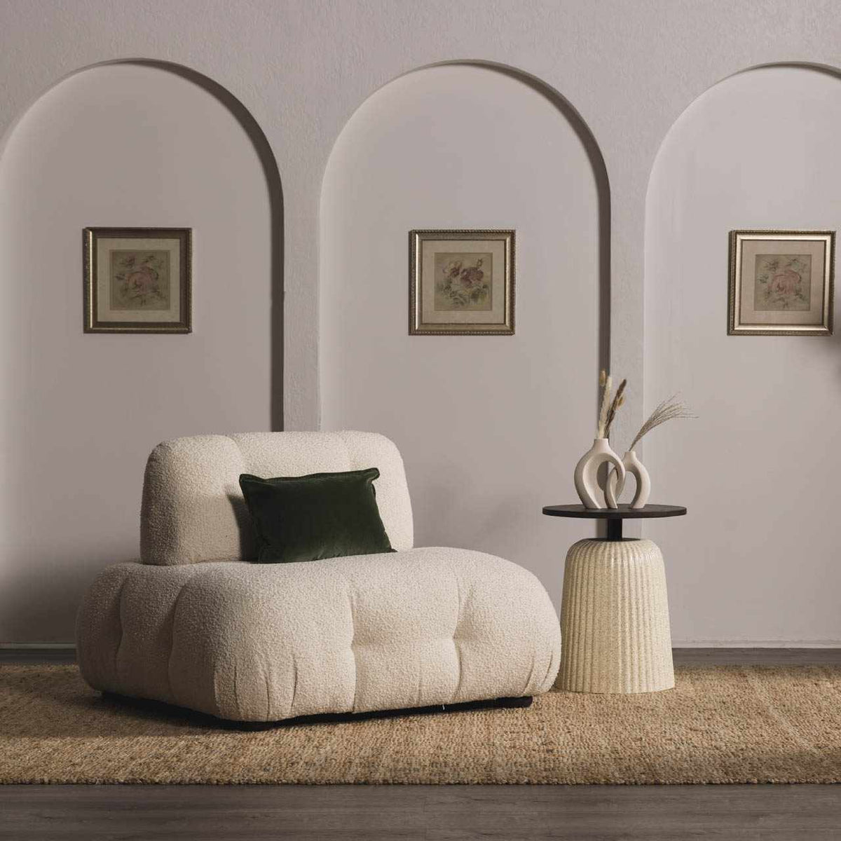 Lonut Checkered Jute Area Rug - Clearance.