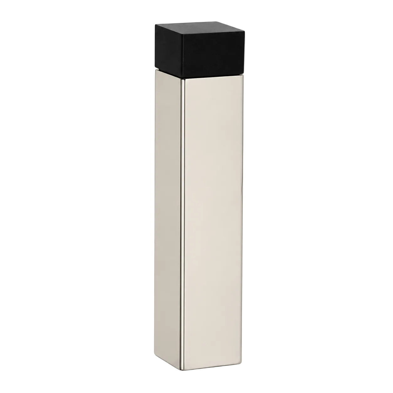 3" 1/8” Wall-Mount Square Door Stop – Solid Brass, Residential Grade, Polished Nickel (US14).