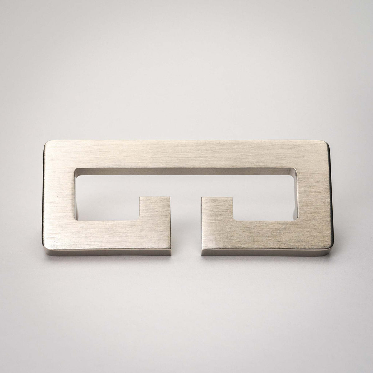 Chloe, Solid Brass Greek Key Pull.