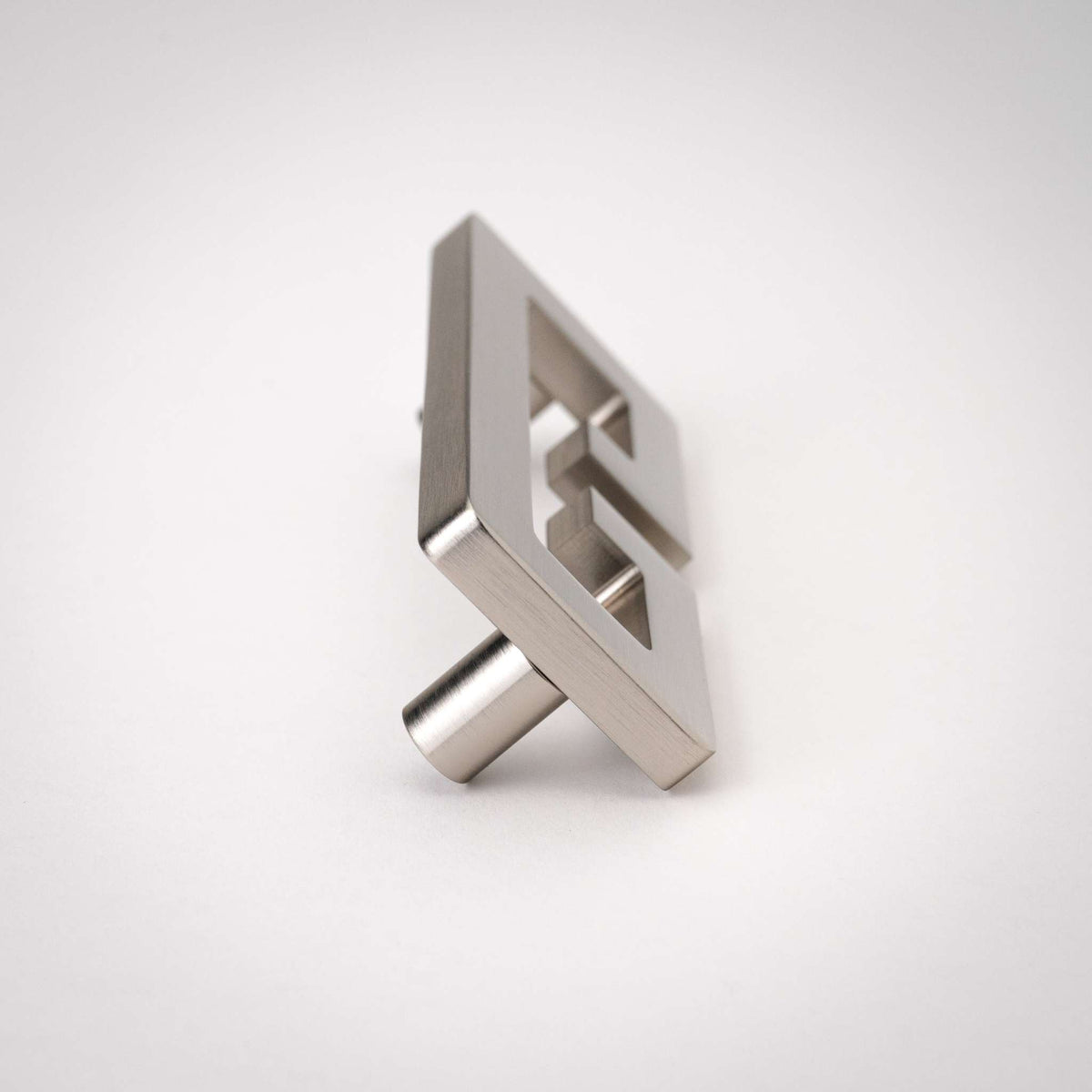 Chloe, Solid Brass Greek Key Pull.