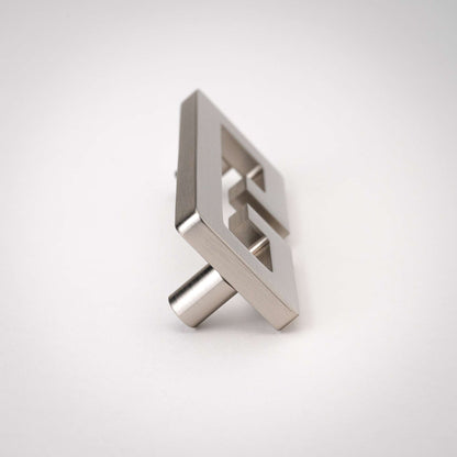 Chloe, Solid Brass Greek Key Pull.