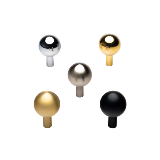 Dumas, Solid Brass Ball Knobs.
