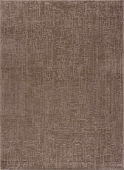 Leanna Light Brown Washable Area Rug
