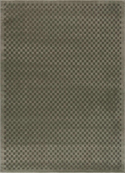 Gaiwan Olive Green Washable Area Rug