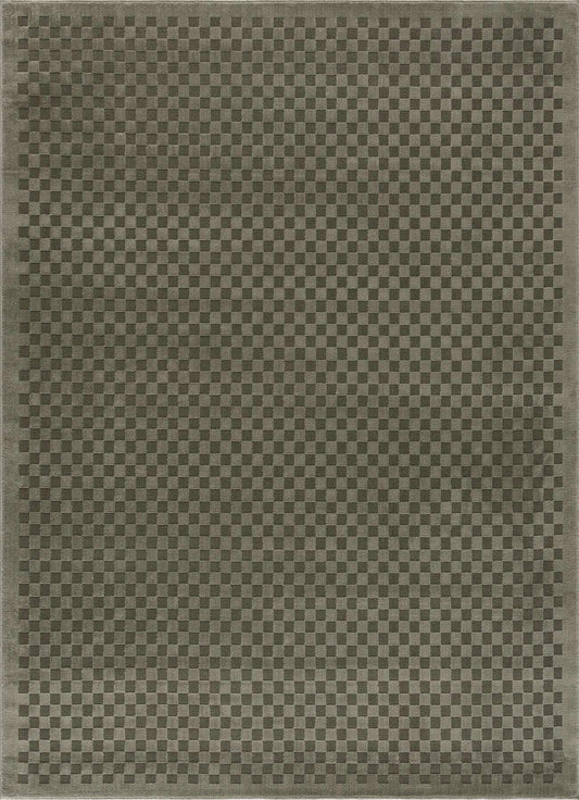 Gaiwan Olive Green Washable Area Rug
