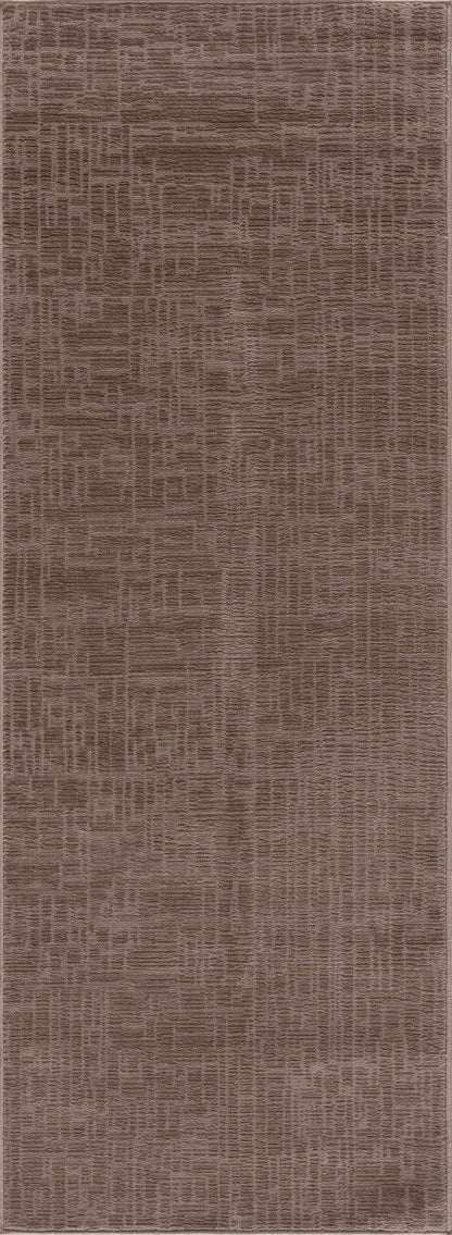 Leanna Light Brown Washable Area Rug