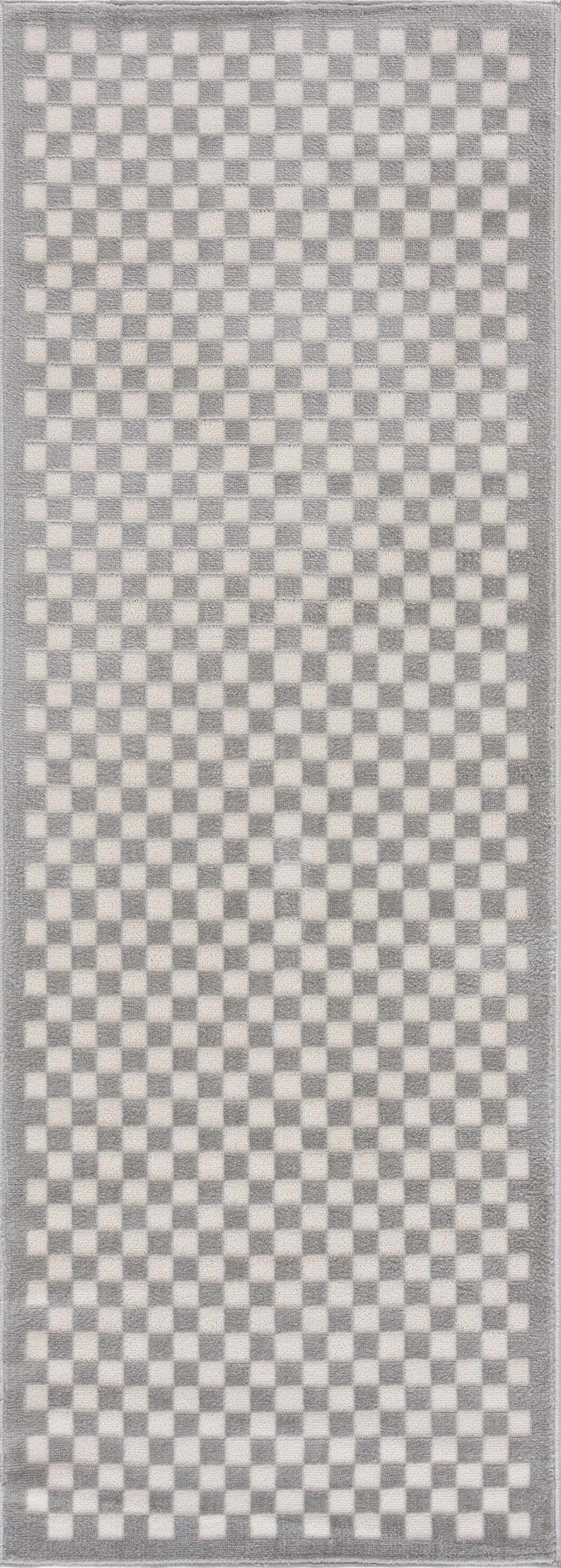 Gaiwan Cream Gray Washable Area Rug
