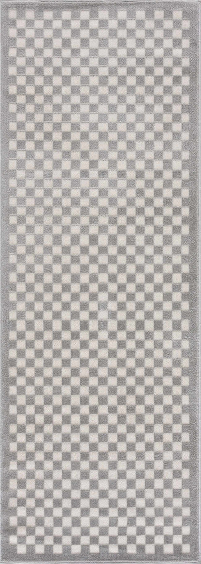 Gaiwan Cream Gray Washable Area Rug