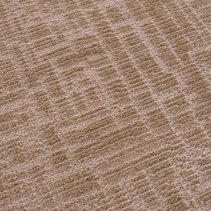 Leanna Light Brown Washable Area Rug