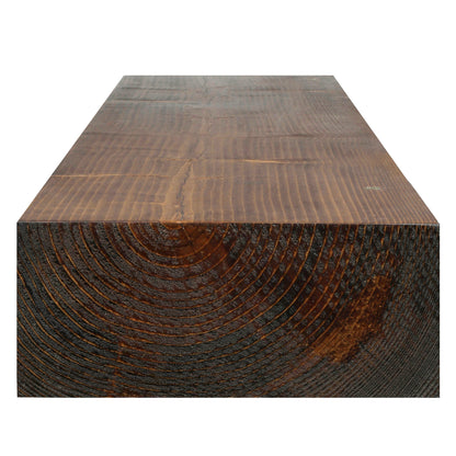 Smooth Solid Floating Timber Fireplace Mantel Shelf.