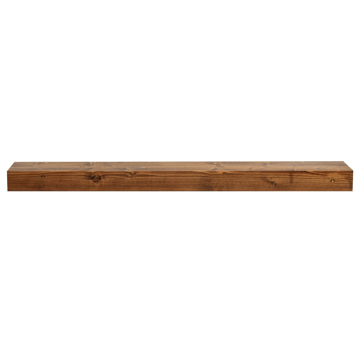 Smooth Solid Floating Timber Fireplace Mantel Shelf.