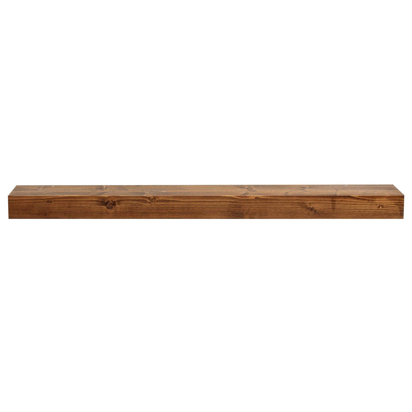 Smooth Solid Floating Timber Fireplace Mantel Shelf.