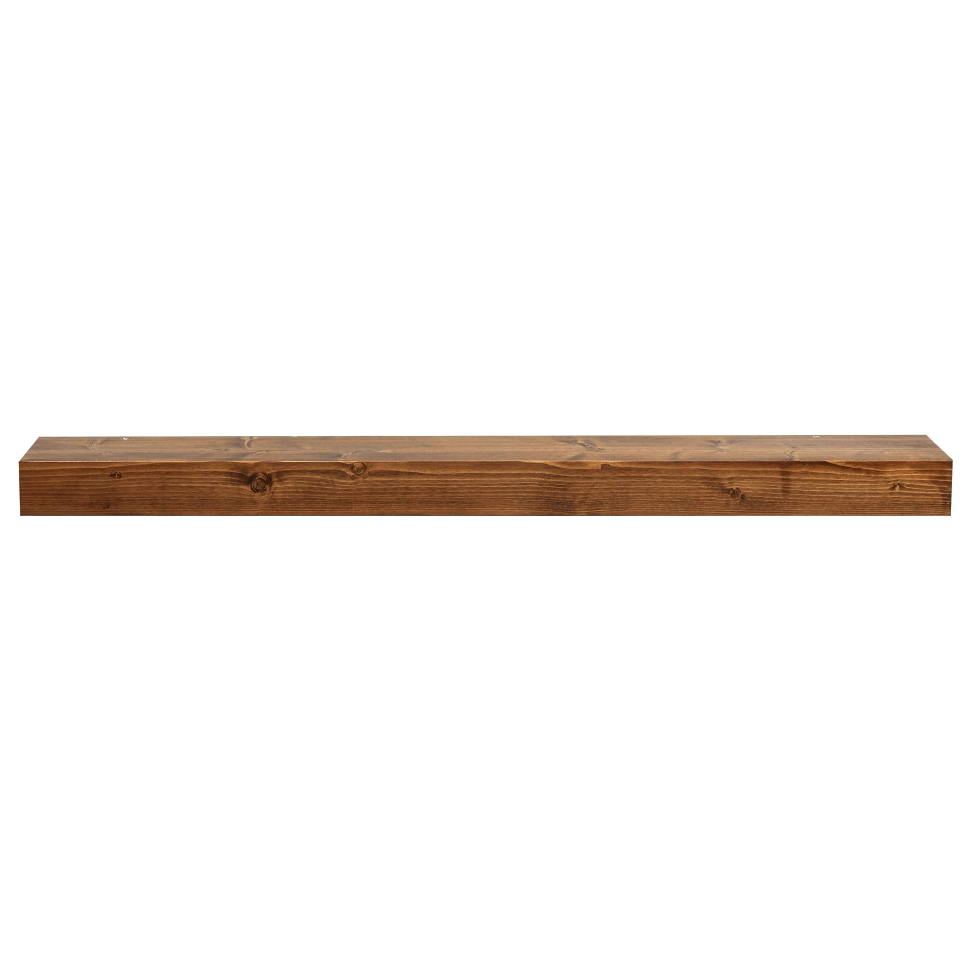 Smooth Solid Floating Timber Fireplace Mantel Shelf.