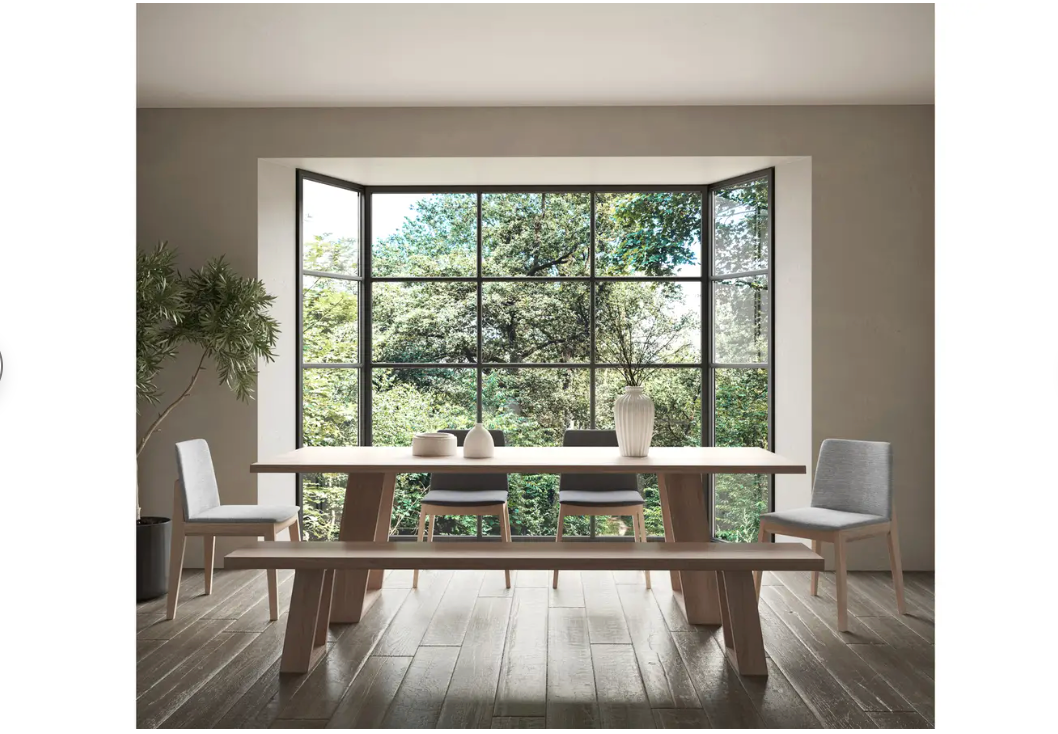 SILLA DE COMEDOR DECO ROBLE - JUEGO DE DOS