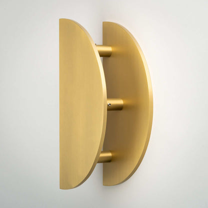 Demi Lune, Solid Brass Half Moon Door Handles.