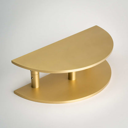 Demi Lune, Solid Brass Half Moon Door Handles.