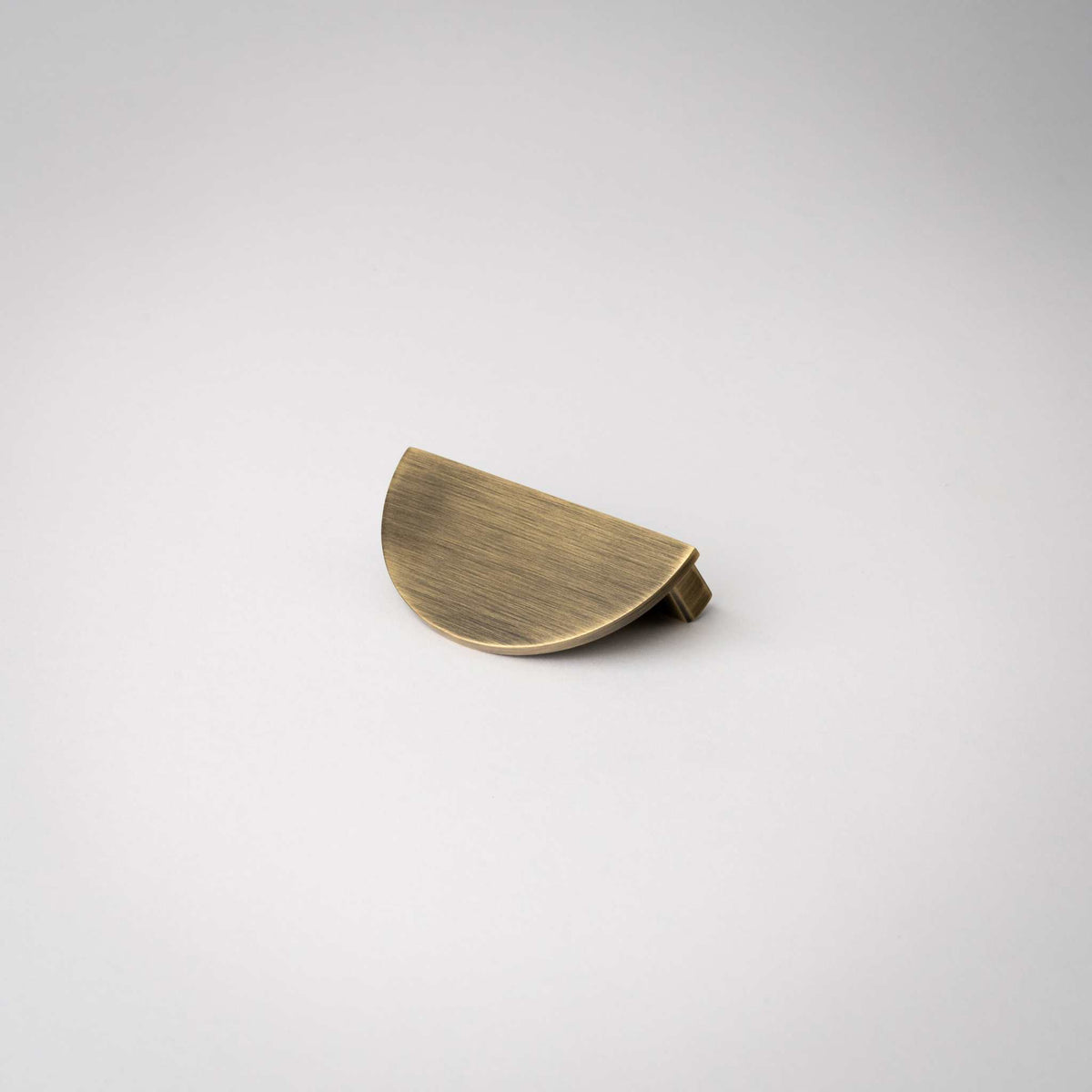 Demi Lune, Solid Brass Half Moon Cabinet Pulls.