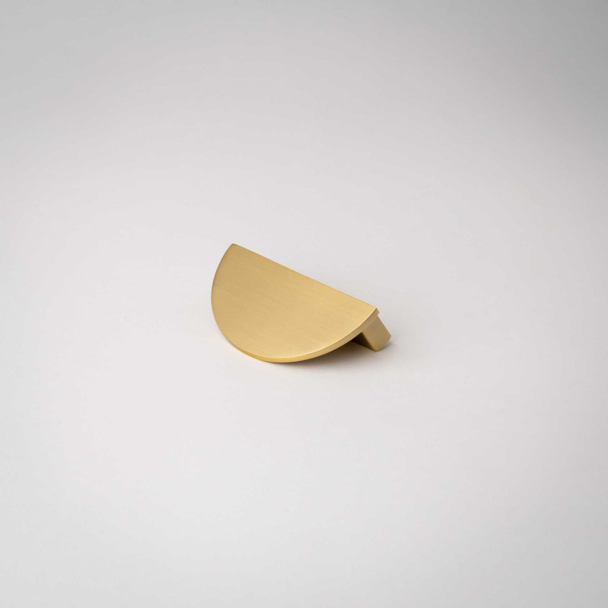 Demi Lune, Solid Brass Half Moon Cabinet Pulls.