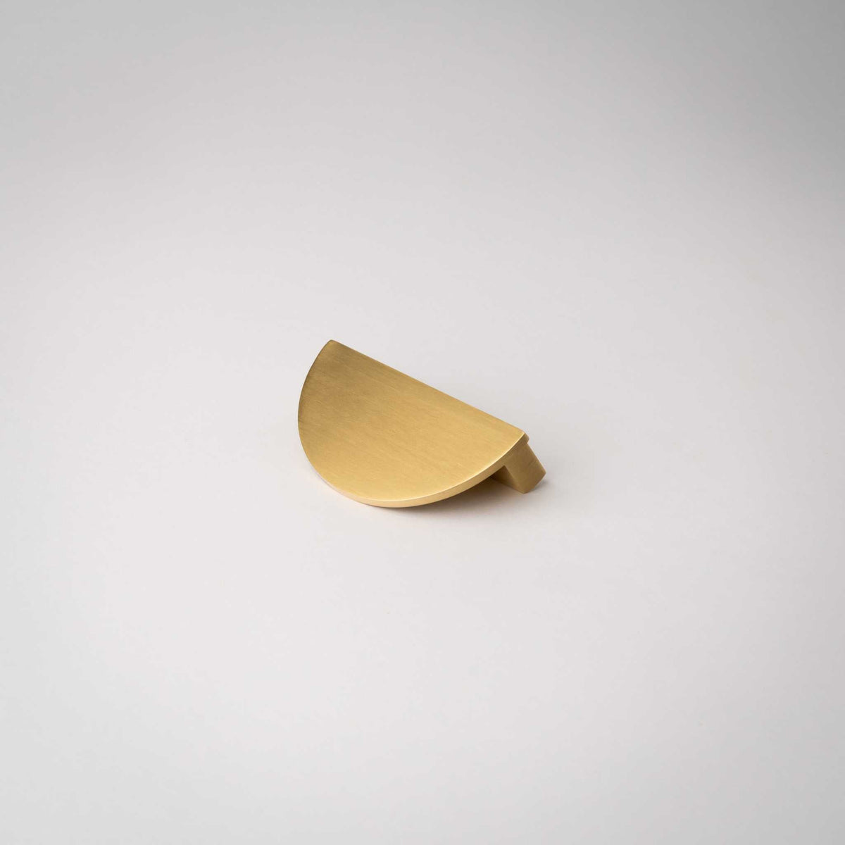 Demi Lune, Solid Brass Half Moon Cabinet Pulls.