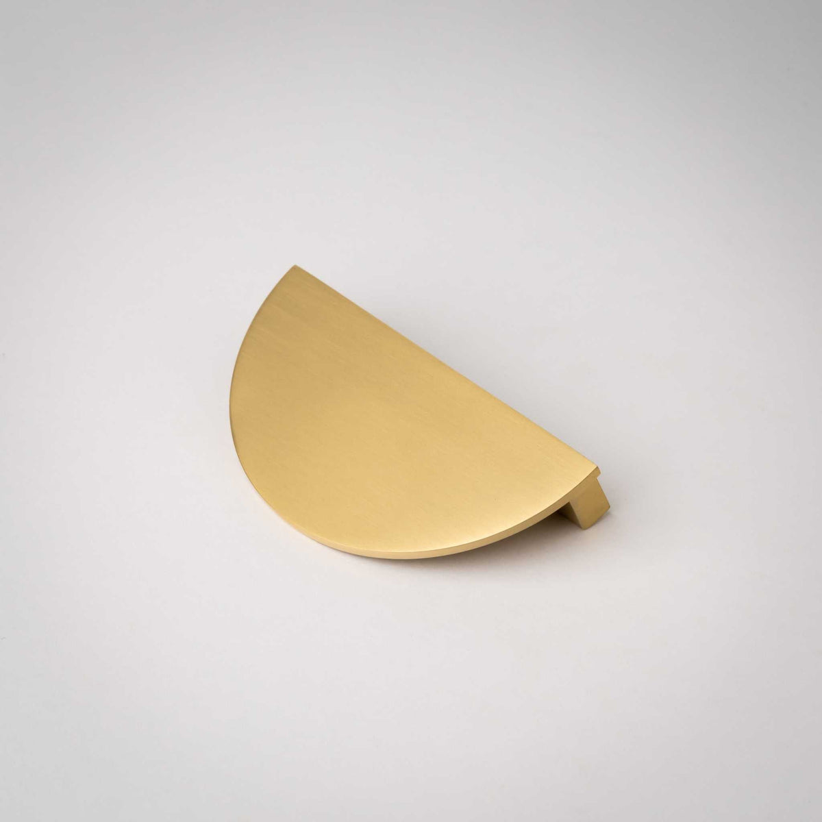Demi Lune, Solid Brass Half Moon Cabinet Pulls.