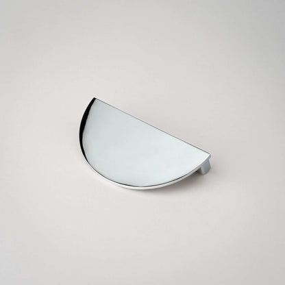 Demi Lune, Solid Brass Half Moon Cabinet Pulls.