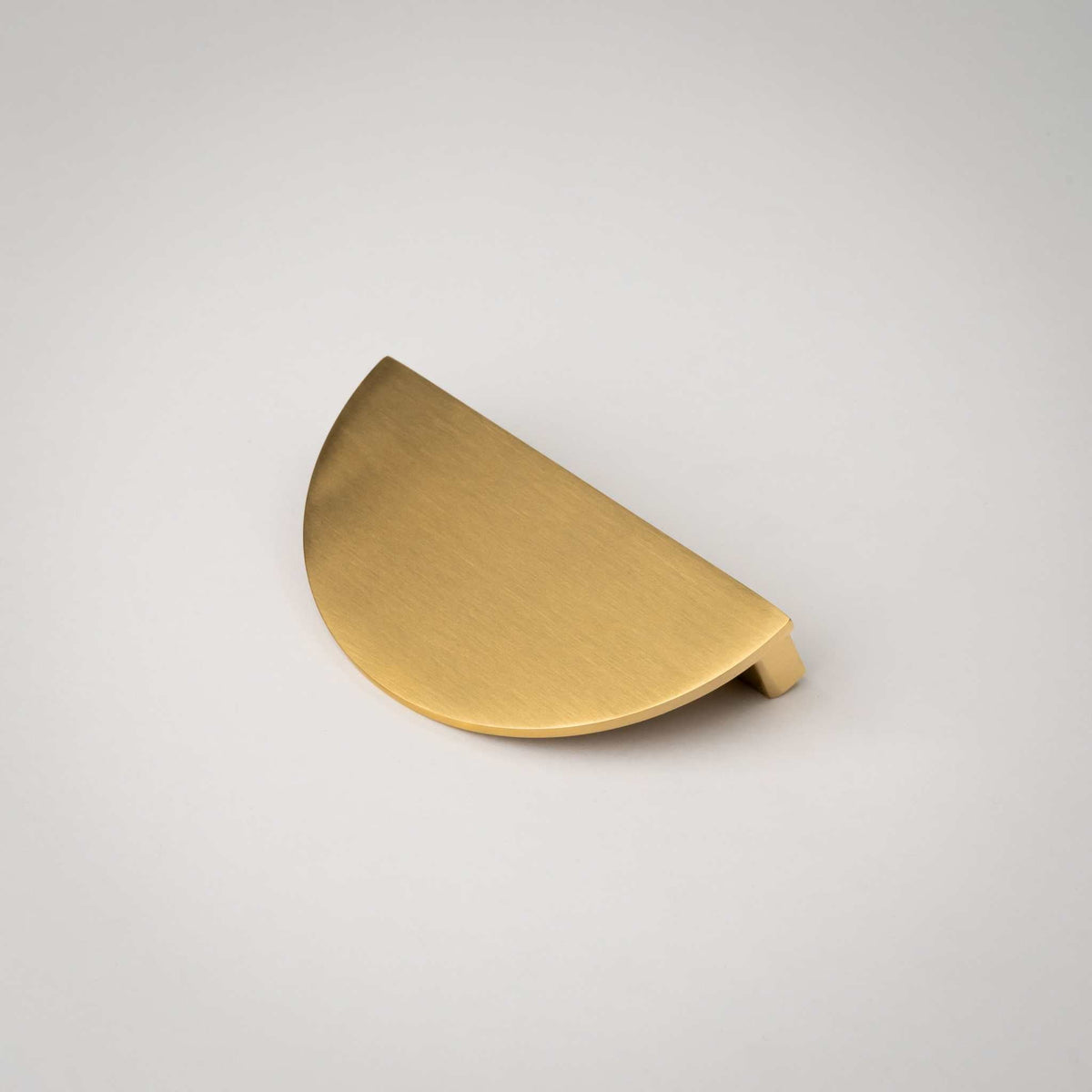 Demi Lune, Solid Brass Half Moon Cabinet Pulls.