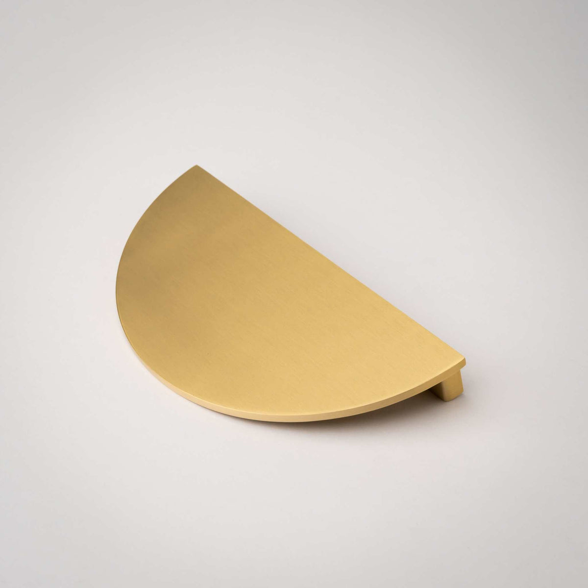 Demi Lune, Solid Brass Half Moon Cabinet Pulls.