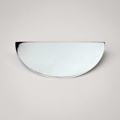 Demi Lune, Solid Brass Half Moon Cabinet Pulls.