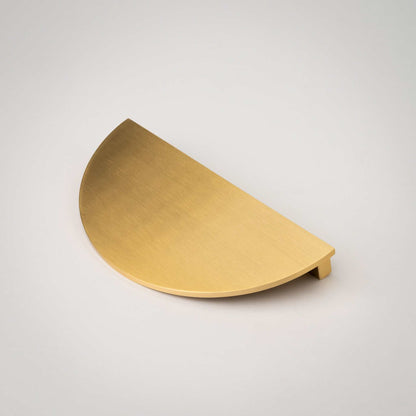 Demi Lune, Solid Brass Half Moon Cabinet Pulls.